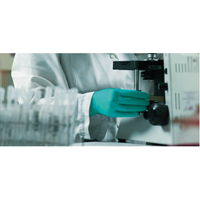 TouchNTuff Disposable Gloves, 7, Nitrile, 5-mil, Powdered, Green Auto-Cam