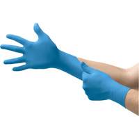 Disposable Gloves, Small, Nitrile, 5-mil, Powdered, Blue Auto-Cam