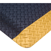 Tapis Smart No 497, Losange, 3' x 75' x 1", Noir/Jaune, PVC Auto-Cam