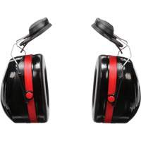 Peltor Optime 105 Series Earmuffs, Cap Mount, 27 NRR dB Auto-Cam
