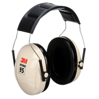 Peltor Optime 95 Series Earmuffs, Headband, 21 NRR dB Auto-Cam