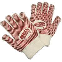Gants r&eacute;versibles en tissu &eacute;ponge Red Brick, Coton, Deux c&ocirc;t&eacute;s, Calibre 10, Grand Auto-Cam