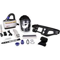 Trousse industrielle lourde pour APR motoris&eacute; TR-600 de Versaflo, Capuchon & visi&egrave;re, Pile Lithium-ion Auto-Cam