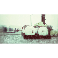 Double ISO Tank Berm, 7180 US gal. Capacity, 24' W x 20' L x 24" H, L-Bracket Auto-Cam