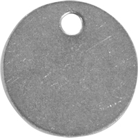 Blank Tags, Stainless Steel, 1.5" dia Auto-Cam