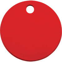 Blank Tags, Aluminum, 1.5" dia Auto-Cam