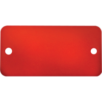 Blank Tags, Aluminum, 3" W x 1" H Auto-Cam