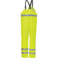 Narvik Rainwear - Bib pants, Polyester, Small, High Visibility Lime-Yellow Auto-Cam