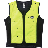 Vestes refroidissantes &agrave; &eacute;vaporation s&egrave;che Chill-Its 6685, Moyen, Jaune lime haute visibilit&eacute; Auto-Cam