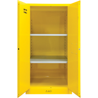 Armoire pour produits inflammables, 60 gal., 2 Porte(s), 34" La x 65" h x 34" p Auto-Cam