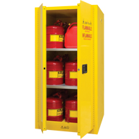 Armoire pour produits inflammables, 60 gal., 2 Porte(s), 34" La x 65" h x 34" p Auto-Cam