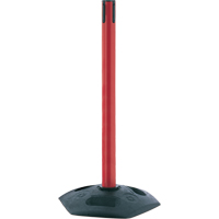 Poteau receveur robuste à ligne simple, Hauteur de 38", Rouge SDN971 | Auto-Cam