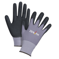 Gants ZX-1 de premi&egrave;re qualit&eacute; compatibles avec les &eacute;crans tactiles, 10/T-Grand, R&ecirc;vetement Nitrile/Mousse de nitrile, Calibre 15, Enveloppe en Nylon Auto-Cam