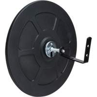Convex Mirror with Bracket, Indoor/Outdoor, 12" Diameter Auto-Cam