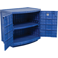 Armoire en poly&eacute;thyl&egrave;ne pour produits corrosifs et acides, 24 gal., 36" x 35" x 25" Auto-Cam