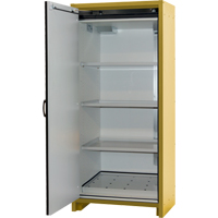 Armoire d'entreposage 30 minutes s&eacute;curitaire et conforme &agrave; la norme EN, 30 gal., 1 Porte(s), 34,02" La x 76,65" h x 24,21" p Auto-Cam