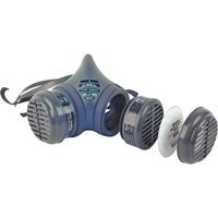 Respirateur à demi-masque assemblé de la série 8000, Élastomère/Thermoplastique, Moyen SE875 | Auto-Cam