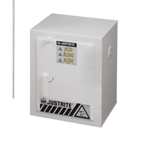 Armoires solides en poly&eacute;thyl&egrave;ne pour acides, 6 x 0,66043 gal., 17" x 22" x 17" Auto-Cam