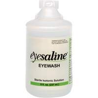 Bouteilles de solution saline pour douche oculaire, Bouteille Plein, 8 oz Auto-Cam