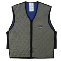 Chill-Its&reg; 6665 Wet Evaporative Cooling Vests, Medium, Grey Auto-Cam