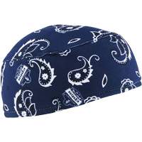 Chill-Its&reg; 6630 Cooling Skull Caps, Navy Blue Auto-Cam
