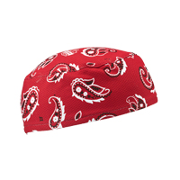 Chill-Its&reg; 6630 Cooling Skull Caps, Red Auto-Cam