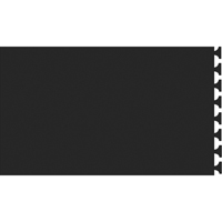 Rejuvenator&reg; Male Mat No. 502, Urethane, 2' W x 5' L, 5/8" Thick, Black Auto-Cam