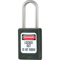 Cadenas de s&eacute;curit&eacute; S31 Zenex, Noir, Cl&eacute;s diff&eacute;rentes, Thermoplastique, Largeur de 1-3/8" Auto-Cam