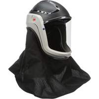Assemblage de casque Versaflo avec visi&egrave;re de premi&egrave;re qualit&eacute; et enveloppe r&eacute;sistante aux flammes, Universel, Casque rigide, Bavette Simple Auto-Cam