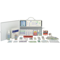 Trousses de premiers soins standards pour le bureau, Dispositif médical Classe 1, Boîte en métal SEE530 | Auto-Cam