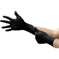 Gants d'examen MidKnight, T-Grand, Nitrile, 4,7 mils, Sans poudre, Noir, Classe 2 Auto-Cam