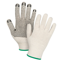 Gants tricot&eacute;s de poids lourd, Poly/coton, Un c&ocirc;t&eacute;, Calibre 7, Moyen Auto-Cam
