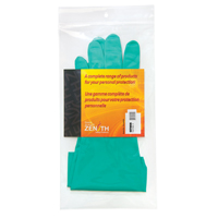 Diamond-Grip Chemical-Resistant Gloves, Size 9, 13" L, Nitrile, Flock-Lined Inner Lining, 13-mil Auto-Cam