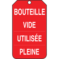 &eacute;tiquettes de s&eacute;curit&eacute; d'inspection et de contr&ocirc;le de l'&eacute;tat de l'&eacute;quipement, Papier cartonn&eacute;, 3-3/8" la x 5-7/8" h, Français Auto-Cam