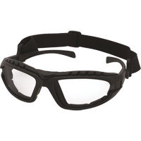 Lunettes de s&eacute;curit&eacute; &agrave; monture noire Dustdevil, Lentille Transparent, Antibu&eacute;e/Anti-&eacute;gratignures, ANSI Z87+/R&eacute;pond ou surpasse la norme CSA Z94.3 Auto-Cam