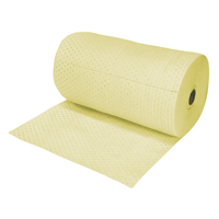 Rouleaux absorbants en fibres fines de premi&egrave;re qualit&eacute;, Lourd, 150' lo x 15" la, Absorption 50 gal. Auto-Cam