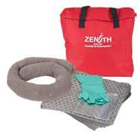 Premium Spill Kit, Universal, Bag, 5 US gal. Absorbancy Auto-Cam