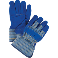 Premium Quality Fitters Gloves with Kevlar&reg; Stitching, Large, Split Cowhide Palm, Cotton Inner Lining Auto-Cam