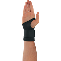 Proflex&reg; 670 Ambidextrous Single Strap Wrist Support, Neoprene, Small Auto-Cam