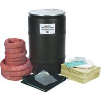 Trousse de lutte contre les d&eacute;versements de premi&egrave;re qualit&eacute;, Mati&egrave;res dangereuses, Baril, Absorbance de 55 gal. US Auto-Cam