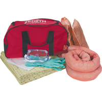 Trousse de lutte contre les d&eacute;versements de premi&egrave;re qualit&eacute; pour v&eacute;hicules, Mati&egrave;res dangereuses, Sac, Absorbance de 10 gal. US Auto-Cam