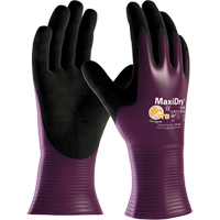 Gants ATG MaxiDry 56-426, 7/Petit, R&ecirc;vetement Nitrile, Calibre 15, Enveloppe en Nylon Auto-Cam