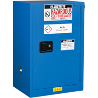 Armoires compactes doubl&eacute;es pour rangement de mati&egrave;res dangereuses Chem-Cor, 12 gal., 23,25" x 35" x 18" Auto-Cam