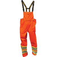Safety Rainwear, Small, Polyester/PVC, Orange Auto-Cam
