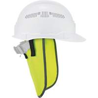 Pare-soleil de cou pour casque de protection GloWear 8006, Vert lime haute visibilit&eacute; Auto-Cam