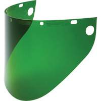 Fibre-Metal&reg; Extended View Faceshield Visor, Propionate, Green Tint Auto-Cam