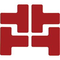 Autocollants pour d&eacute;limitation des coins sur le sol, T, 5" lo x 2" la, Rouge, Polyester Auto-Cam