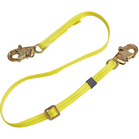 Web Adjustable Positioning Lanyard, 1 Legs, 6', CSA Class B, Polyester Auto-Cam