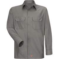 Chemise &agrave; manches longues en tissu ind&eacute;chirable, Hommes, 3T-Grand, Gris Auto-Cam