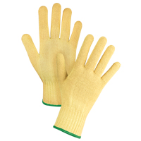 Gants tricot&eacute;s sans couture, Taille Moyen/8, Calibre 7, Enveloppe en Kevlar, ASTM ANSI niveau A2/EN 388 niveau 3 Auto-Cam